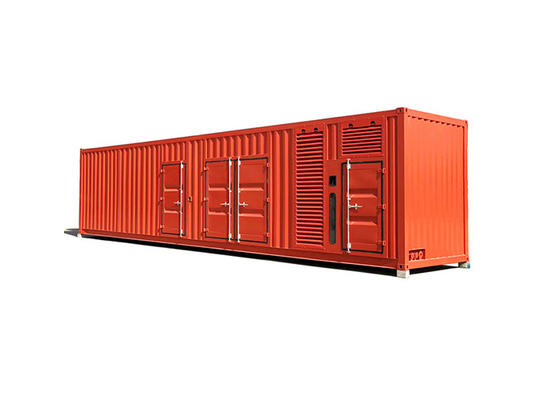 40ft Container Nhà Im lặng Generator Set, Cummins Diesel Genset 1000kw 1250kva điện