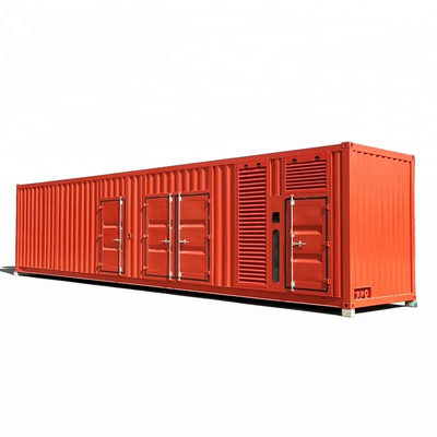 40FT Container Silent Generator Set, 1000kw 1250kva Máy phát nước lạnh với động cơ Cummins