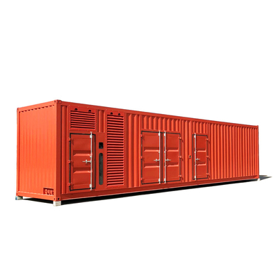 40FT Container Silent Generator Set, 1000kw 1250kva Máy phát nước lạnh với động cơ Cummins