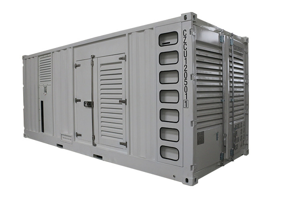 Máy phát điện container im lặng bền bỉ Diesel 1000Kw Công suất lớn 900Kw 1125Kva
