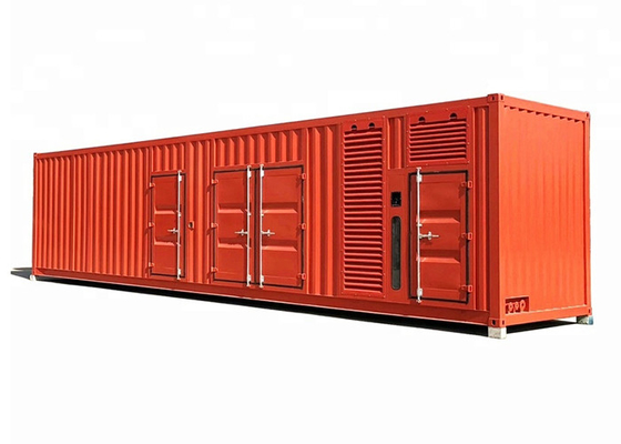 Container Type Perkins Diesel Generator Set / Genset 1200kw 1500kva làm mát bằng nước