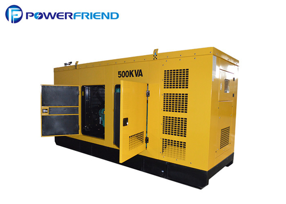 Yellow Color Durable 400kw 4 Cylinder Diesel Generator With Cummins Engine
